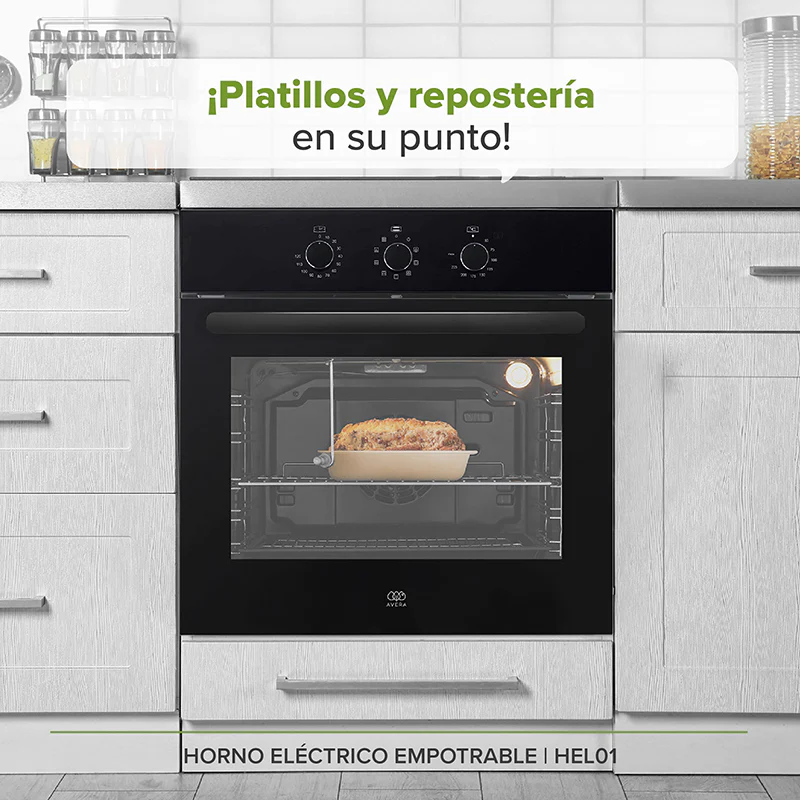 HORNO ELECTRICO 220V 9 FUNCIONES F-HEL01 AVERA