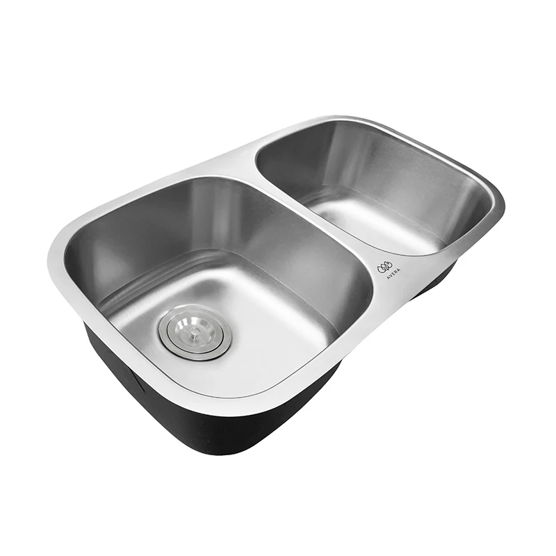 TARJA DE SUBMONTAR CON 2 TINAS AC INOX F-PAF04U AVERA