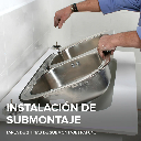 TARJA DE SUBMONTAR CON 2 TINAS AC INOX F-PAF04U AVERA