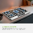 PARRILLA DE COCCION A GAS 5 QUEMADORES AC INOX F-AI5 AVERA