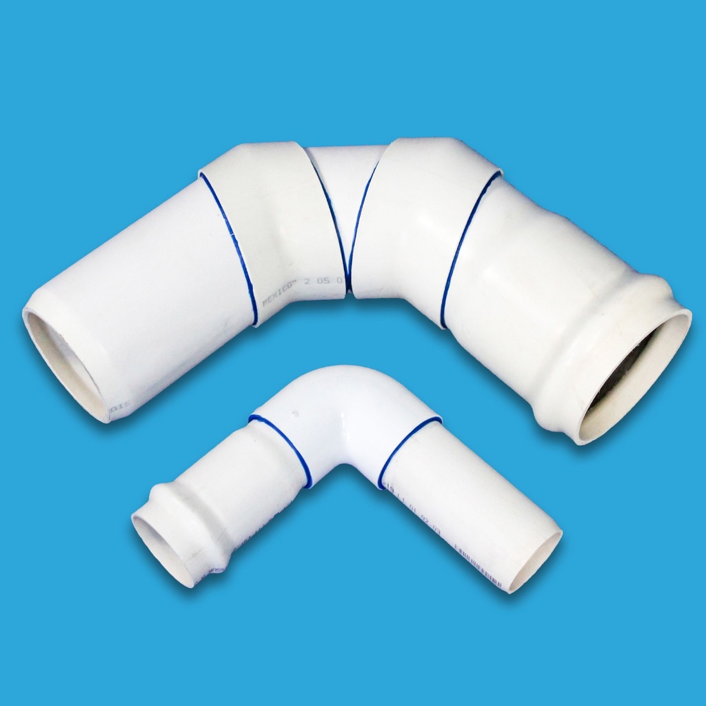 CODO PVC HCO METRICO X 90