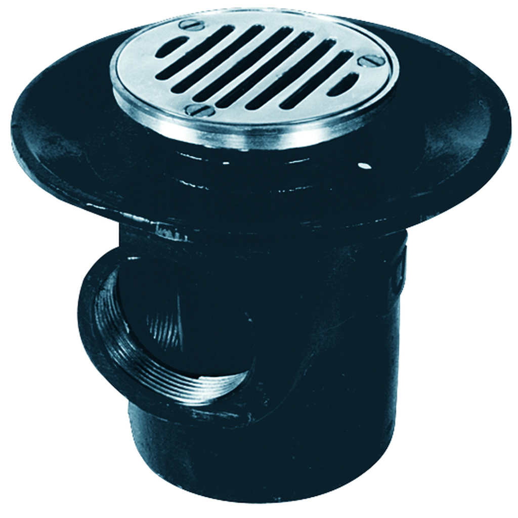 COLADERA REDONDA DE REJILLA PARA PISO DE UNA BOCA CROMO 124 URREA