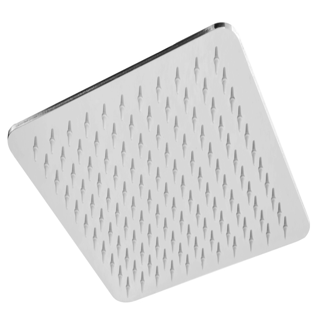 REGADERA DE PLATO SUPER SLIM CUADRADA SIN BRAZO CROMO 2218 URREA