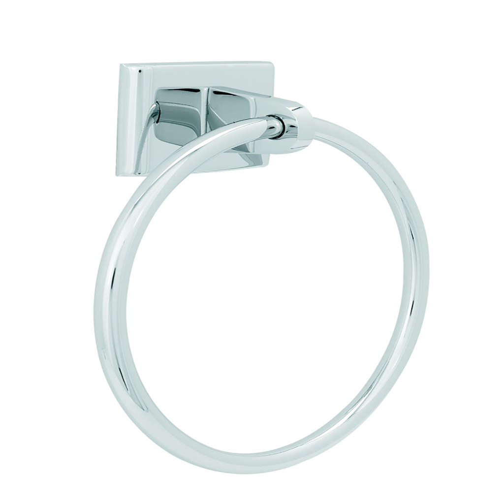 TOALLERO ARGOLLA METALICA SEMIEMPOTRARCROMO