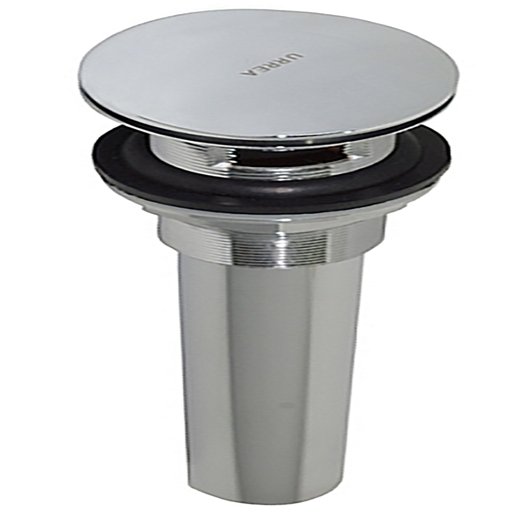 CONTRA DE LATON CON/SIN REBOSADERO PARA LAVABO CON CLICK FIG. 3820C URREA