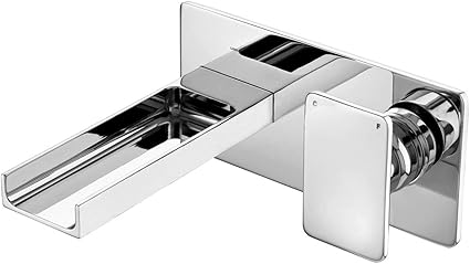 MONOMANDO PARA LAVABO A MURO RIO CROMO 9429RI URREA*****