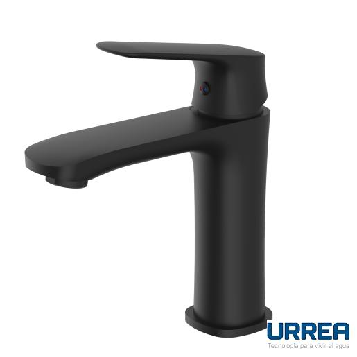 MONOMANDO PARA LAVABO CORTO CASSIA NEGRO MATE 9433LU.2 URREA
