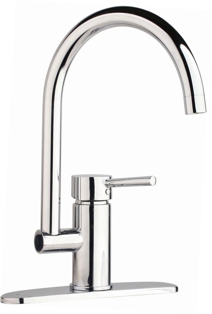 MONOMANDO PARA FREGADERO NARIZ GIRATORIA CROMO 9443 URREA