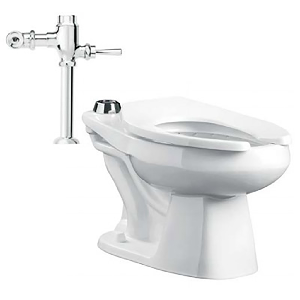 TAZA CON FLUXOMETRO DE PALANCA 6 LPD F-KWC2532