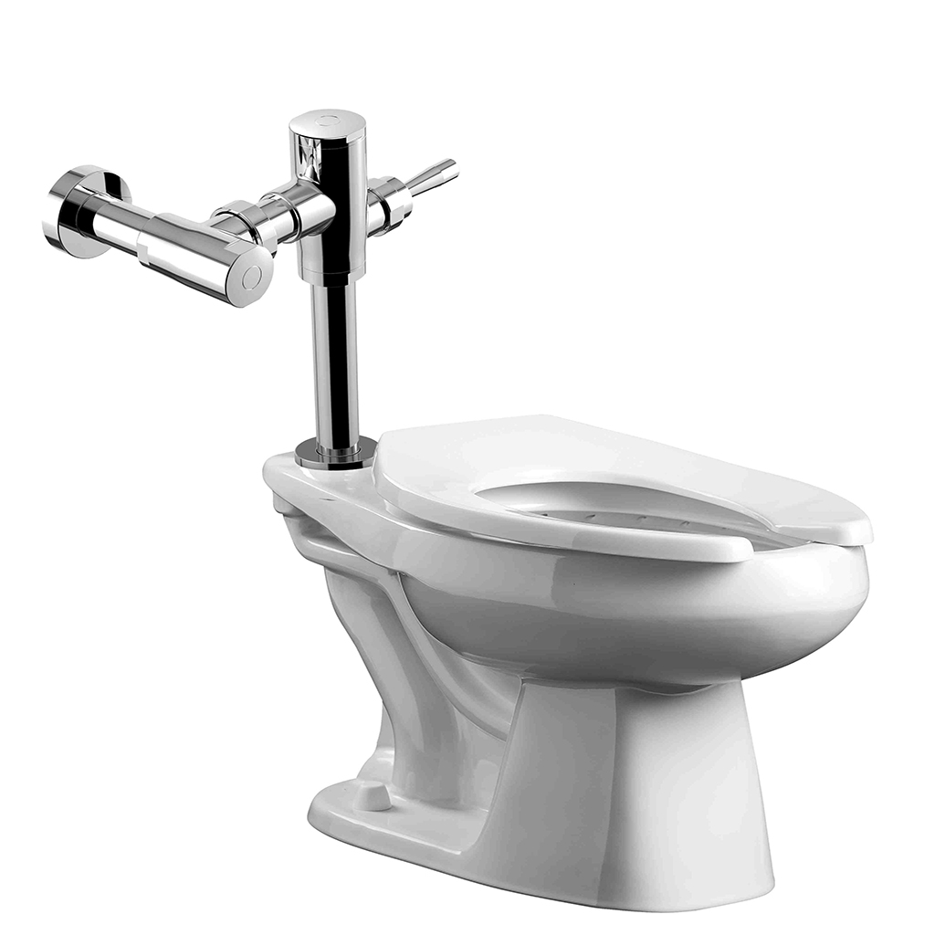 TAZA CON FLUXOMETRO EXPUESTO ECOLOGICO DE PALANCA F-KWC8509