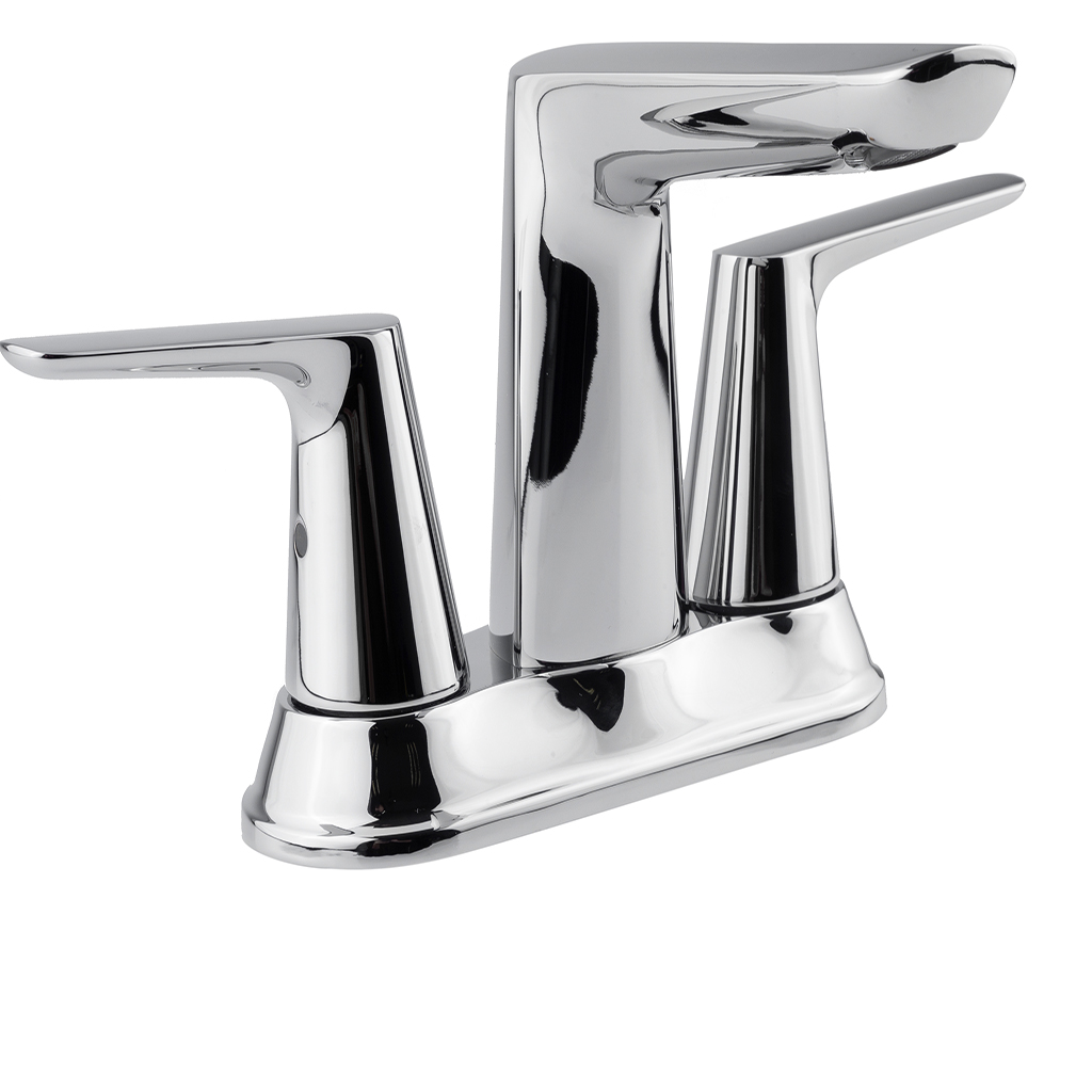 MEZCLADORA PARA LAVABO 4" CROMO F-MCL2