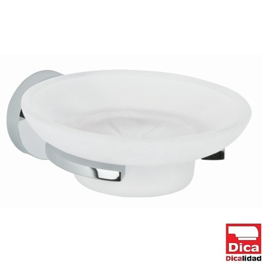 [0505F1308] JABONERA SEMI-EMPOT. F-1308 CROMO DICA*****