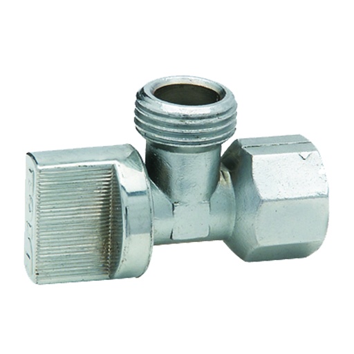 [0505F3401CV] LLAVE ANGULAR LATON 1/4 VUELTA F-3401CV