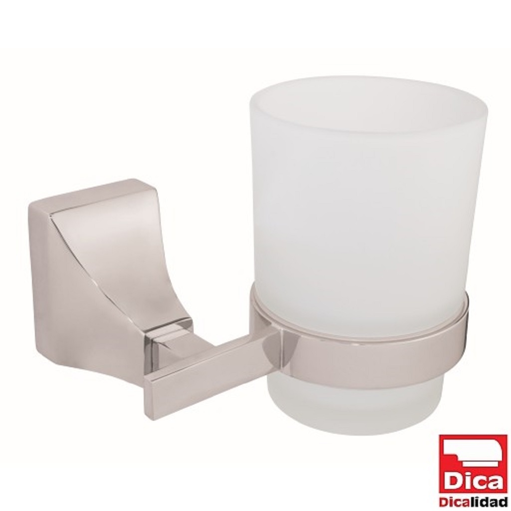 PORTAVASO CEPILLERO CROMO F-4107 DICA*****