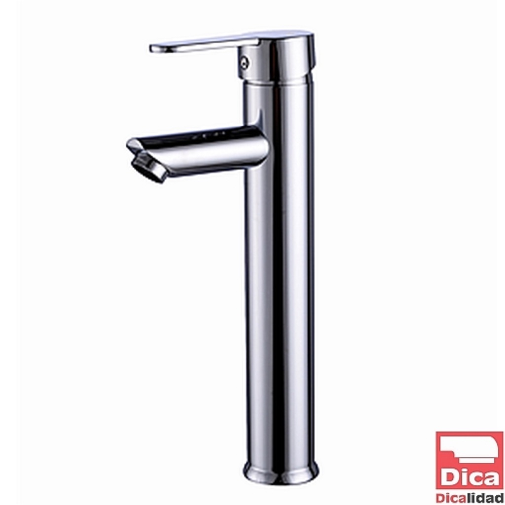 MONOMANDO PARA LAVABO ALTO CROMO F-4439 DICA