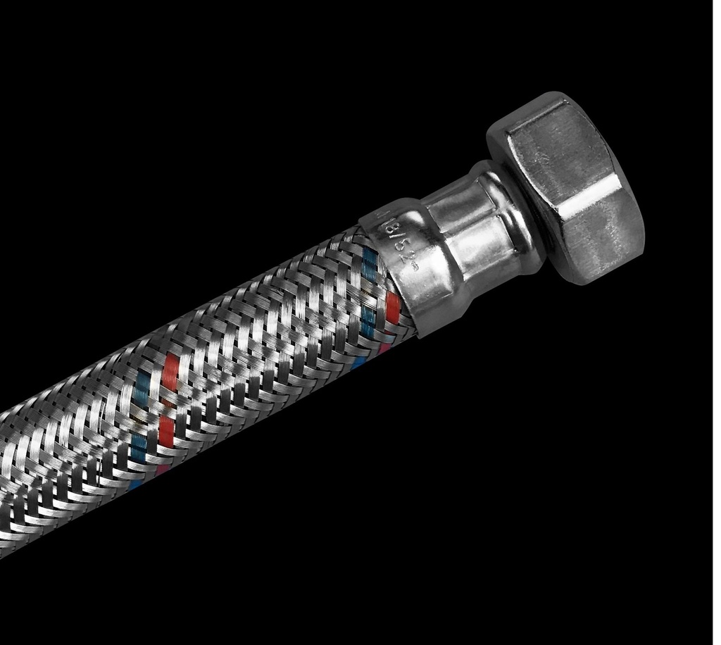 MANGUERA PARA FREGADERO FIL-NOX 55 CM 1/2" FIP-1/2" MATEU"