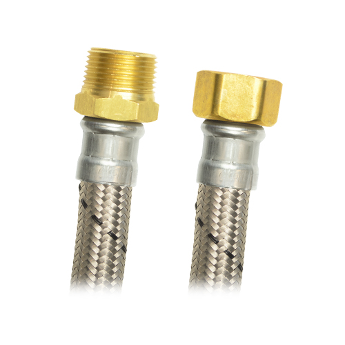 MANGUERA PARA CALENTADOR AC INOX 40 CM 3/4" N.P.T. x 3/4" F.I.P F-AB-B40 COFLEX"