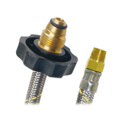 MANGUERA PIG TAIL 1/4"" M. X 7/8 IZQ. C/MANERAL F-AG-Y55 COFLEX"