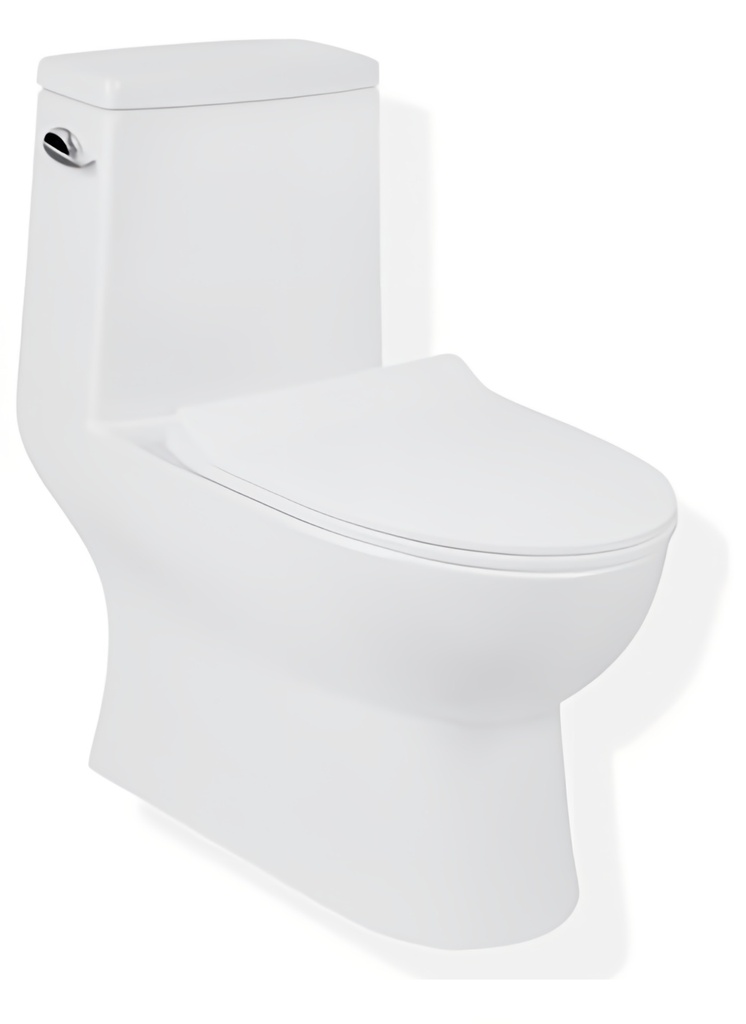 WC ONE PIECE BRAVO BLANCO MANIJA LATERAL TZ2062B021 ORION