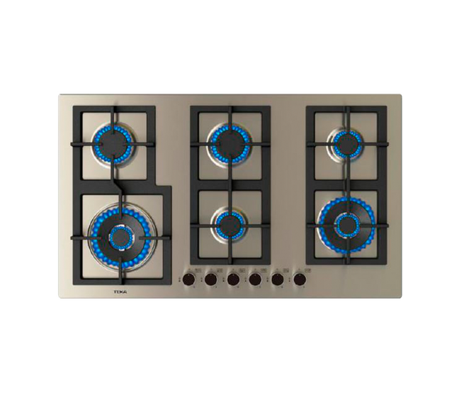 PARRILLA DE COCCION A GAS MODELO EFX 90.1 6G AI AL 2DR CI B 112610018 TEKA