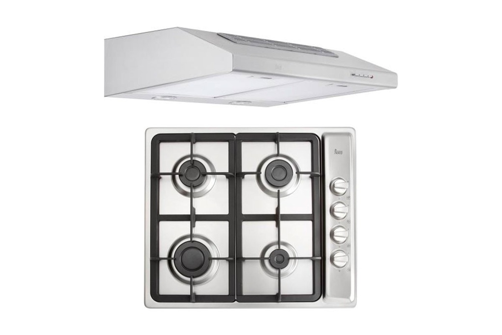 PACK DUETTO PLUS 60 (CAMPANA TMX 60 PLUS + PARRILLA EP 60 4G AI CI)