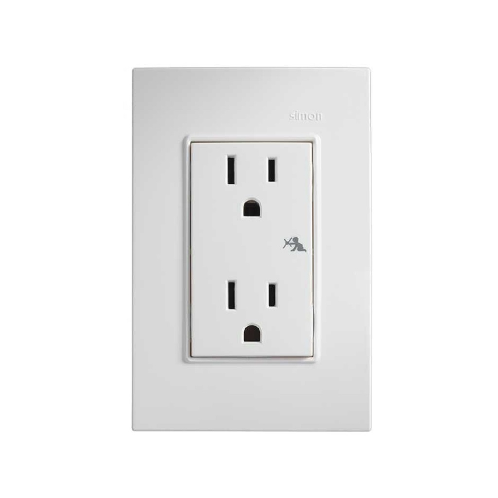 PLACA DE 3 MOD + 1CONT DUPLEX BCO S23