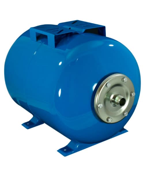 TANQUE PRESURIZADOR AQUOR 50 LTS HORIZONTAL CON SOPORTE NOVEM
