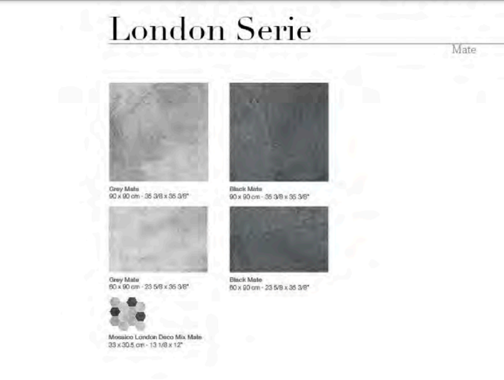 MOSAICO LONDON DECO MIX 33X30.5 CM 1.11 m2 caja 11 PIEZAS/CAJA ARKO