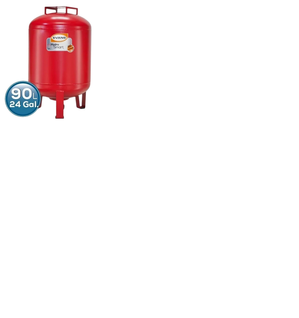 TANQUE HIDRONEUMATICO 090L VERT. EQTH-090VE EVANS