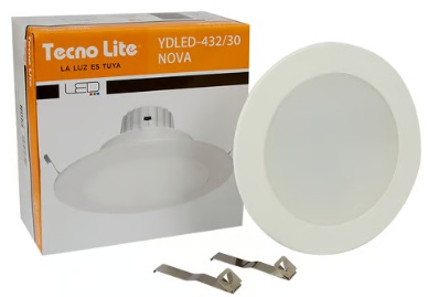 LUM INTERIOR TECHO LED 3000K MODELO YDLED-432/30 TECNOLITE
