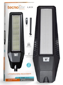 LAMPARA SOLAR AMANSI IV 16.5 W SENSOR DE MOVIMIENTO 16SOLLD135VCD65N TECNOLITE