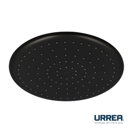 [0504F22122] REGADERA DE PLATO REDONDA 26 CM NEGRO MATE F-2212.2 URREA