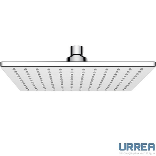 [0504F2261] REGADERA DE PLATO CUADRADA 22 CM SIN BRAZO CROMO 2261 URREA