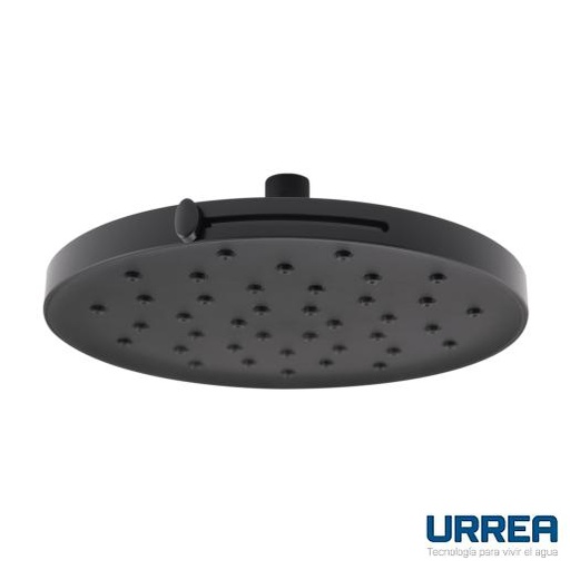 [0504F22642] REGADERA DE PLATO CAMBIO DE FLUJO NEGRO MATE 2264.2 URREA