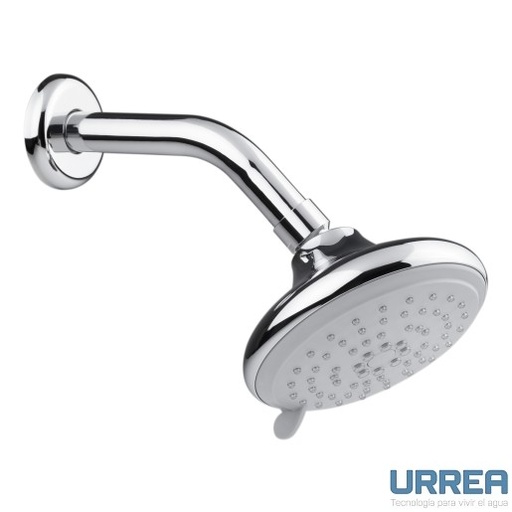 [0504F3036B] REGADERA A PARED 5 FUNCIONES DE ABS CON BRAZO CROMO 3036B URREA