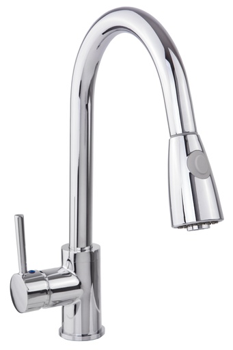 [0505F4082] MONOMANDO PARA FREGADERO ECOLOGICO CON NARIZ RETRACTIL F-4082 DICA