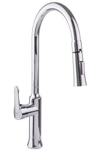 [0505F4083] MONOMANDO PARA FREGADERO ECOLOGICO CON NARIZ RETRACTIL F-4083 DICA