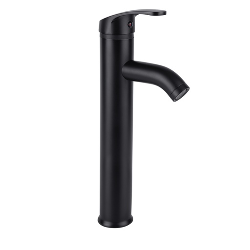 [0505F44352] MONOMANDO PARA LAVABO ALTO ECOLOGICO  NEGRO MATE 4435.2 DICA