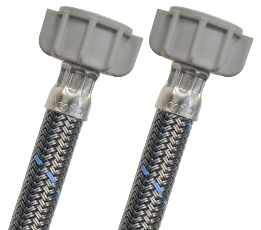 [0127CCVLGC40] MANGUERA PARA LAVABO VINILO GRIS 40 CM 1/2"" A.M. x 1/2"" A.M.F-CVLG-C40 COFLEX"