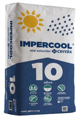 IMPERCOOL BASE CEMENTO BLANCO 10KG