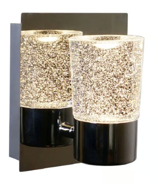 LAMPARA MODELO INTERIOR MURO LED5W30K CROMO TECNOLITE