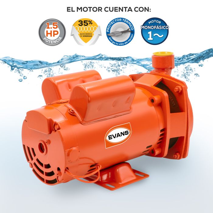 MOTOBOMBA CENTRIFUGA EVANS 1 1/2