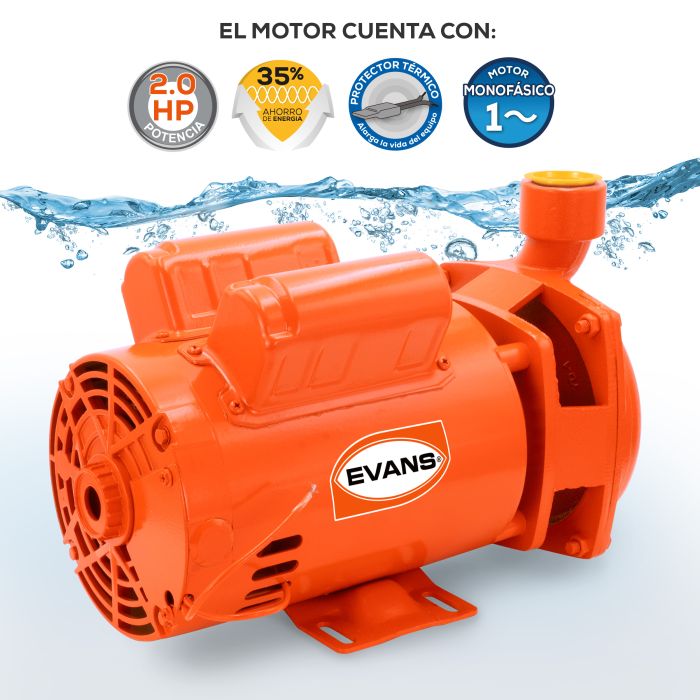 MOTOBOMBA CENTRIFUGA EVANS 2 HP