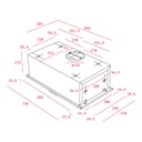 CAMPANA DE EMPOTRAR MODELO GFH 73 INOX 40446712 TEKA