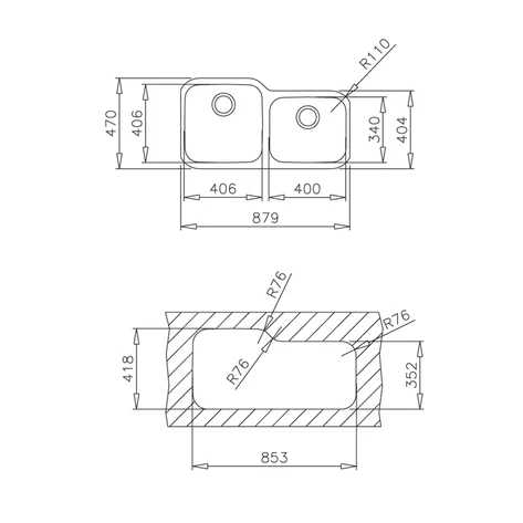 TARJA PARA SUBMONTAR MODELO BE 2C 10125042 TEKA
