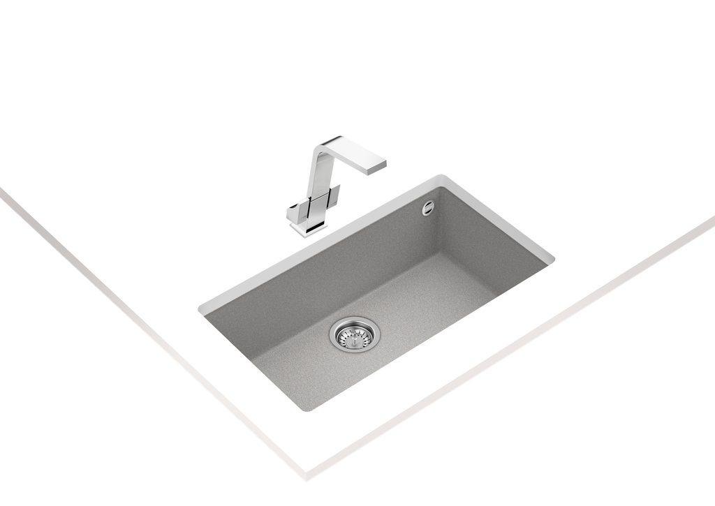 TARJA PARA SUBMONTAR COLOR TEGRANITE STONE GRAY MODELO SQUARE 72.40 TG SG 115230016 TEKA