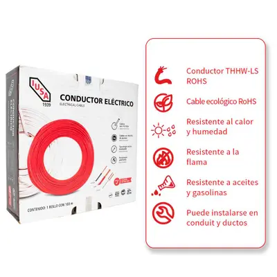 CABLE THW 90§ CALIBRE 12 IUSA