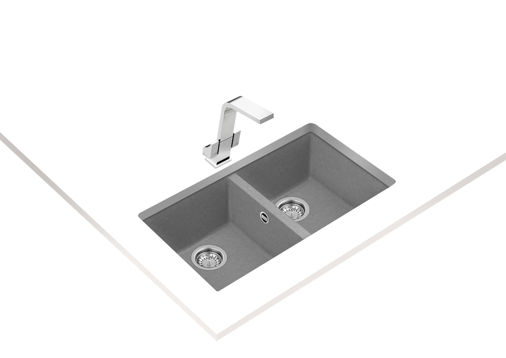 TARJA PARA SUBMONTAR COLOR STONE GRAY MODELO SQUARE 760 TG SG 115260025 TEKA