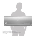 AIRE ACONDICIONADO 1.0T INV CON CONTROL WIFI AC-MSI-1.0T EVANS SEER 20
