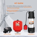 BOMBA SUM4 + CONTROL PRESS + TANQUE DE 3L EVANS